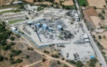 Un site de concassage de pierres de carrière, le 19 mai 2026 dans les monts Aravalli, dans l'Etat du Rajasthan 
