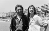 Jane Birkin et Serge Gainsbourg au Festival de Cannes, le 22 mai 1976