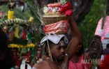 Cavadee : les fidèles célèbrent le dieu tamoul Muruga à Saint-Paul