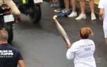 La flamme olympique Réunion