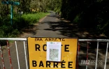 Route forestière de Mafate fermée 