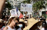 14 juillet manifestation saint-denis anti restrictions sanitaires et obligation vaccinale