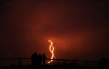 Piton de la Fournaise, éruption, volcan, 13 août 2019, route des laves, RN2