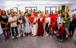 Huguette Bello visite l'école de la seconde chance 