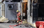 INCENDIE AU PORT OUEST