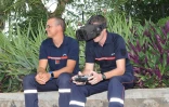 Pompiers pilotes drones 