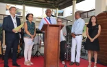 Inauguration de la médiathèque Michel Adélaide