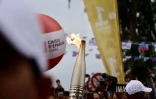 La flamme olympique Réunion