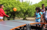 Teqball plateau caillou