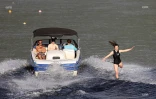Laura Phily championne de France de figure ski nautique