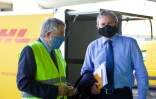 Jacques Billant rend visite aux équipes de fret de Gilot