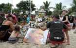 Hommage victimes requins 