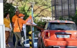 Manifestation du CFDT devant le CHU