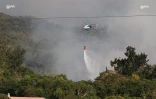 Feu de brousailles dans les Hauts de la Possession
