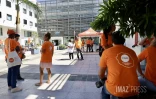 Manifestation du CFDT devant le CHU