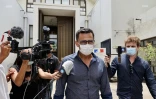 olivier hoarau sort du tribunal 