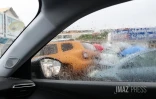 Fortes pluies à Saint-Denis