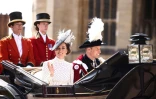 La princesse Kate et le prince William quittent le château de Windsor après une cérémonie, le 19 juin 2023