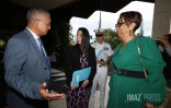 Visite de la ministre des Outre-mer : Naïma Moutchou rencontre Cyrille Melchior