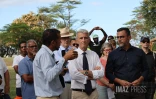 Patrice Latron au Port avec Olivier Hoarau