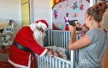 pere noel au chu sud avec la police nationale 