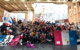 Escalade : Léo Grosset champion d'Europe de vitesse Jeunes , Louise Fontaine en bronze