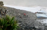 Saint-André : un navire échoué sur le littoral de Champ Borne