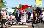 Manifestation contre la réforme des retraites - boulevard bank saint pierre