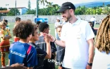 Des étoiles du football au plus près des marmay de Saint-Paul 