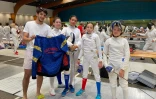 Escrime : La Réunion termine 2ème à l'épée en équipe lors de ces championnats de France