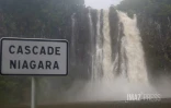 Fortes pluies à la Cascade Niagara (Sainte-Suzanne)