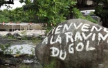 La ravine du gol en crue le 25 janvier 2020