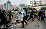 Incidents lors d'une manifestaion à Hong Kong le 24 août 2019