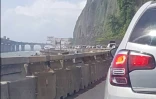 Accident sur la route du littoral