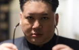 Howard X, sosie de Kim Jong Un à Hong Kong, le 7 juin 2018