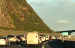 bouchon vers le sud route du littoral