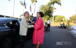 Élisabeth Borne en visite à Salazie