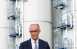  Le chancelier allemand Friedrich Merz, s'exprime devant la presse le 3 septembre 2026, à Leuna, dans l'est de l'Allemagne, à l'approche des élections régionales en Saxe-Anhalt prévues le 6 septembre