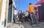 travaux du marché artisanal provisoire 