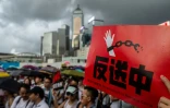Lors de la marche du 9 juin 2019 à Hong Kong, organisée pour dénoncer un projet du gouvernement local d'autoriser des extraditions vers la Chine continentale