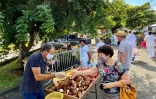 Saint-Pierre : un marché forain dédié au personnel de santé