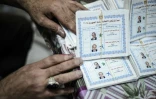 Dépouillement des bulletins de vote de l'élection présidentielle en Egypte, le 28 mars 2018 au Caire
