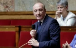 Laurent Marcangeli, député du groupe Horizons, prend la parole lors d'une séance de questions au gouvernement à l'Assemblée nationale, à Paris, le 2 juin 2026