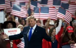 Donald Trump lors de la convention républicaine au American Airlines Center de Dallas, au Texas, le 9 septembre 2026