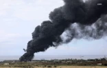Feu dans un entrepôt au Port 