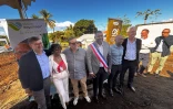 Saint-Pierre : ose de la première pierre du béguinage seniors de Grands Bois