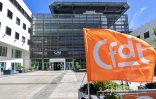 Manifestation du CFDT devant le CHU