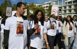 Marche blanche, le 21 octobre 2023 à Marseille, en mémoire de Soucayna, 24 ans, fauchée chez elle début septembre par une rafale de kalachnikov tirée à l'aveugle
