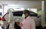 désinfection des véhicules du personnel de santé