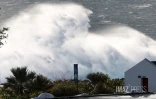 forte houle sur la cote ouest